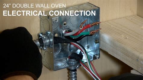 distance between oven and junction box|junction box for wall oven.